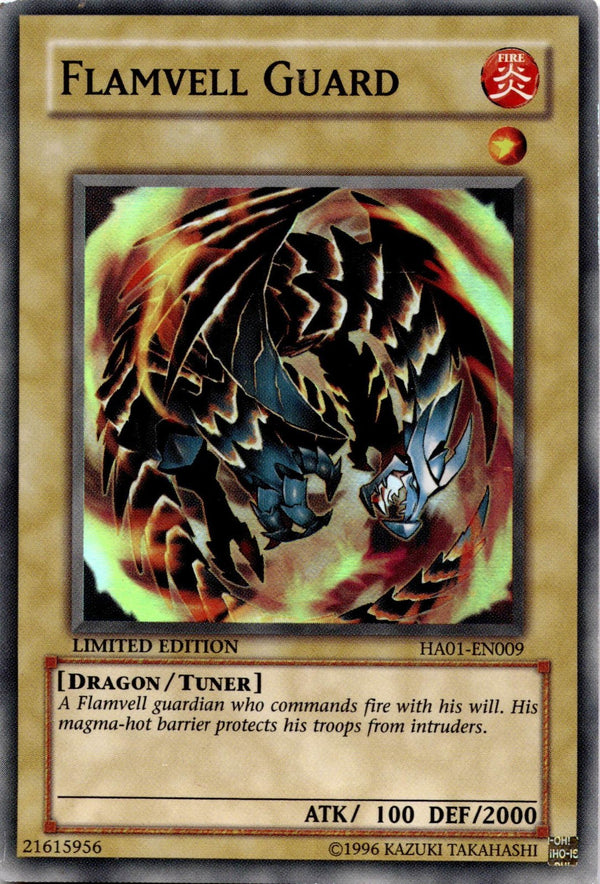 Yugioh Flamvell Guard HA01-EN009 Super Rare Limited Edition MP