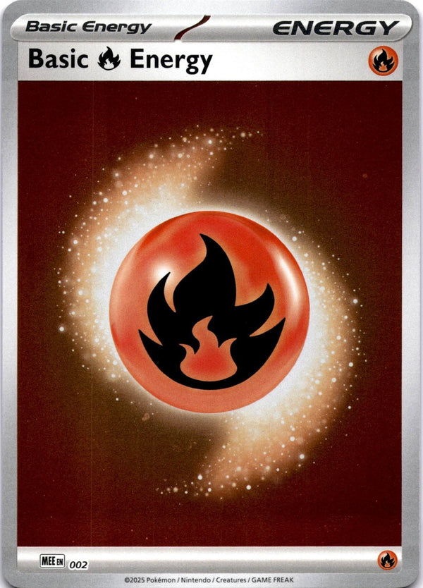Pokemon Fire Energy MEE 002 Ascended Heroes NM