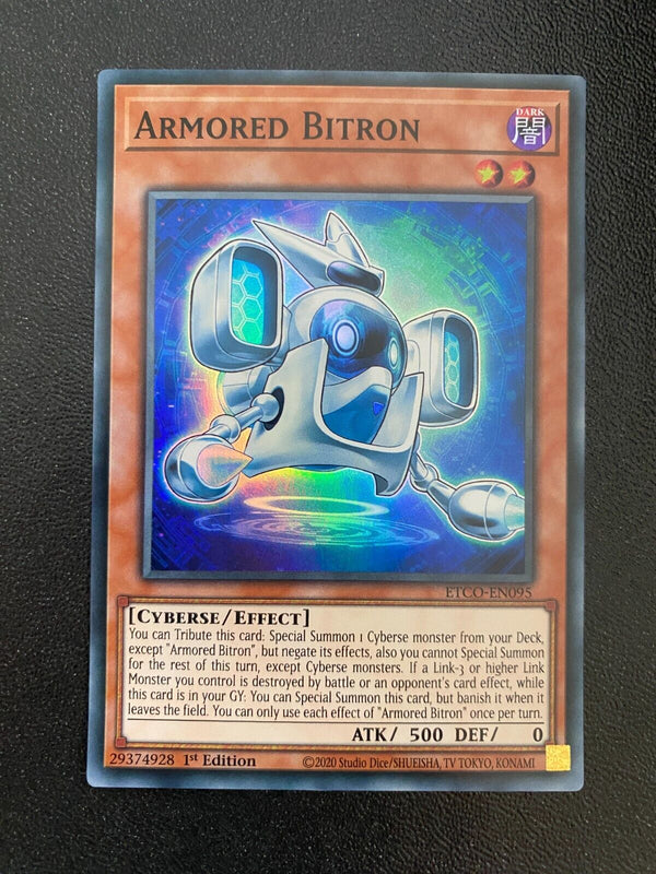 Yugioh Armored Bitron ETCO-EN095 Super Rare 1st Edition NM