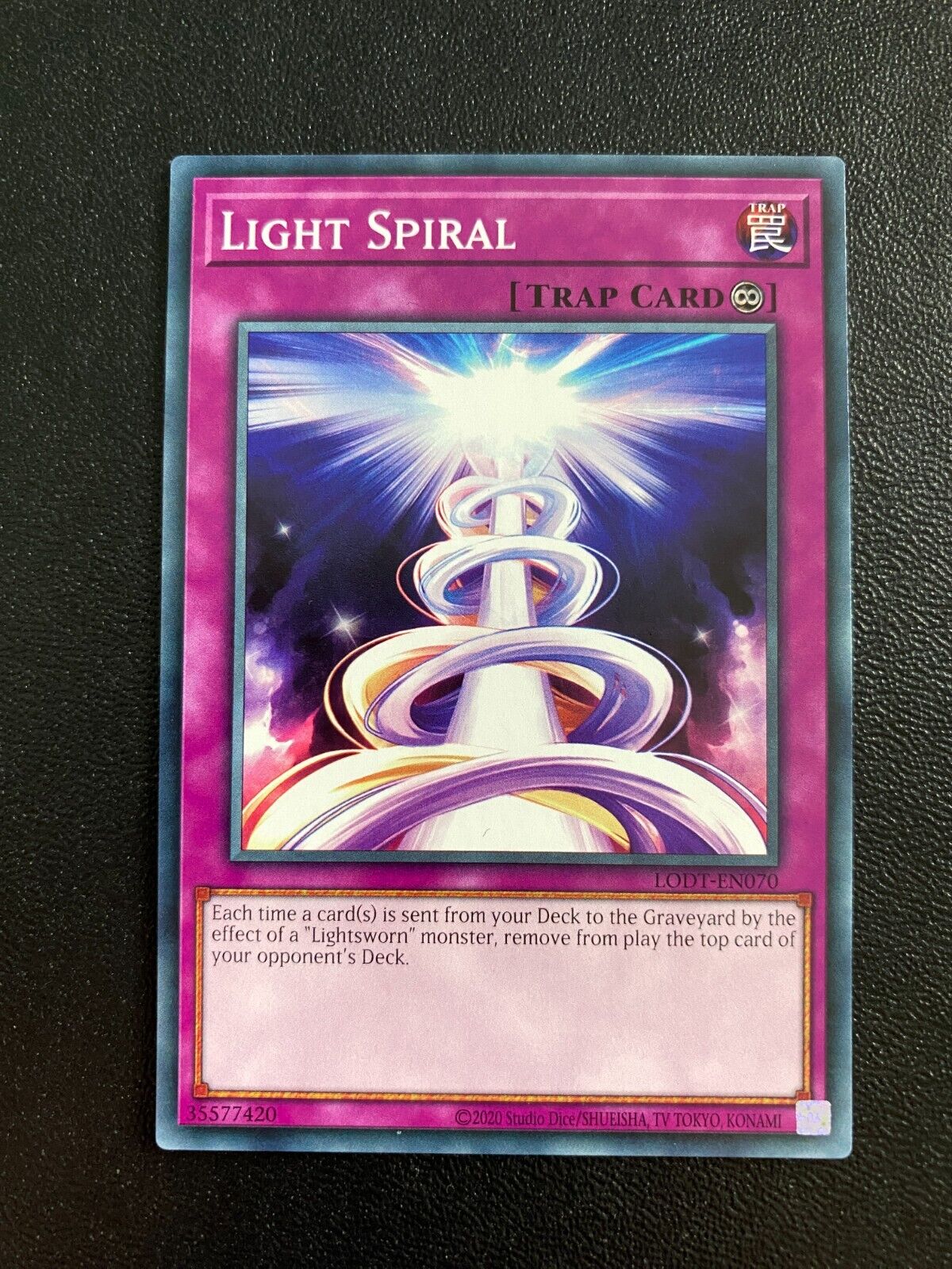 Yugioh Light Spiral LODT-EN070 Common Unlimited Edition NM