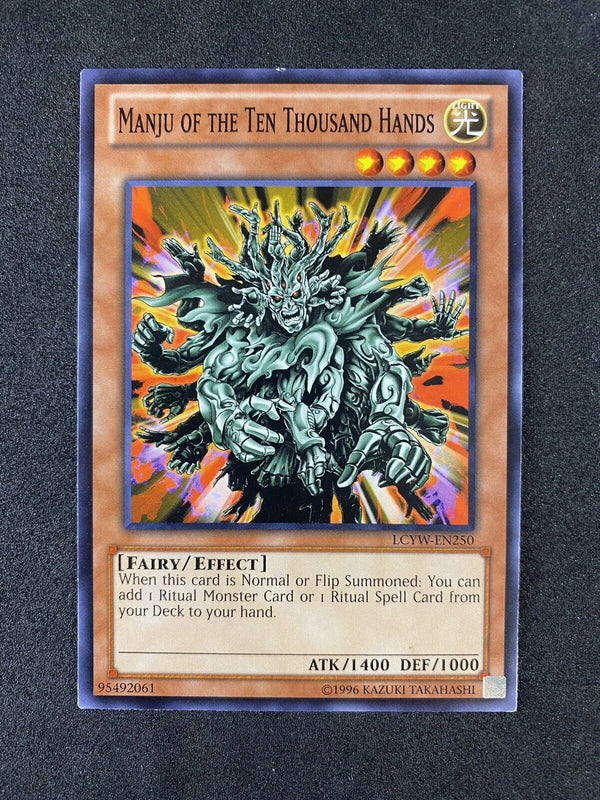 Yugioh Manju of the Ten Thousand Hands LCYW-EN250 Unlimited Common LP