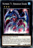 Yugioh Number 71: Rebarian Shark LED9-EN013 Common 1st Edition NM