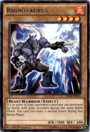 Yugioh Rhinotaurus BP03-EN076 Rare 1st Edition DAMAGED