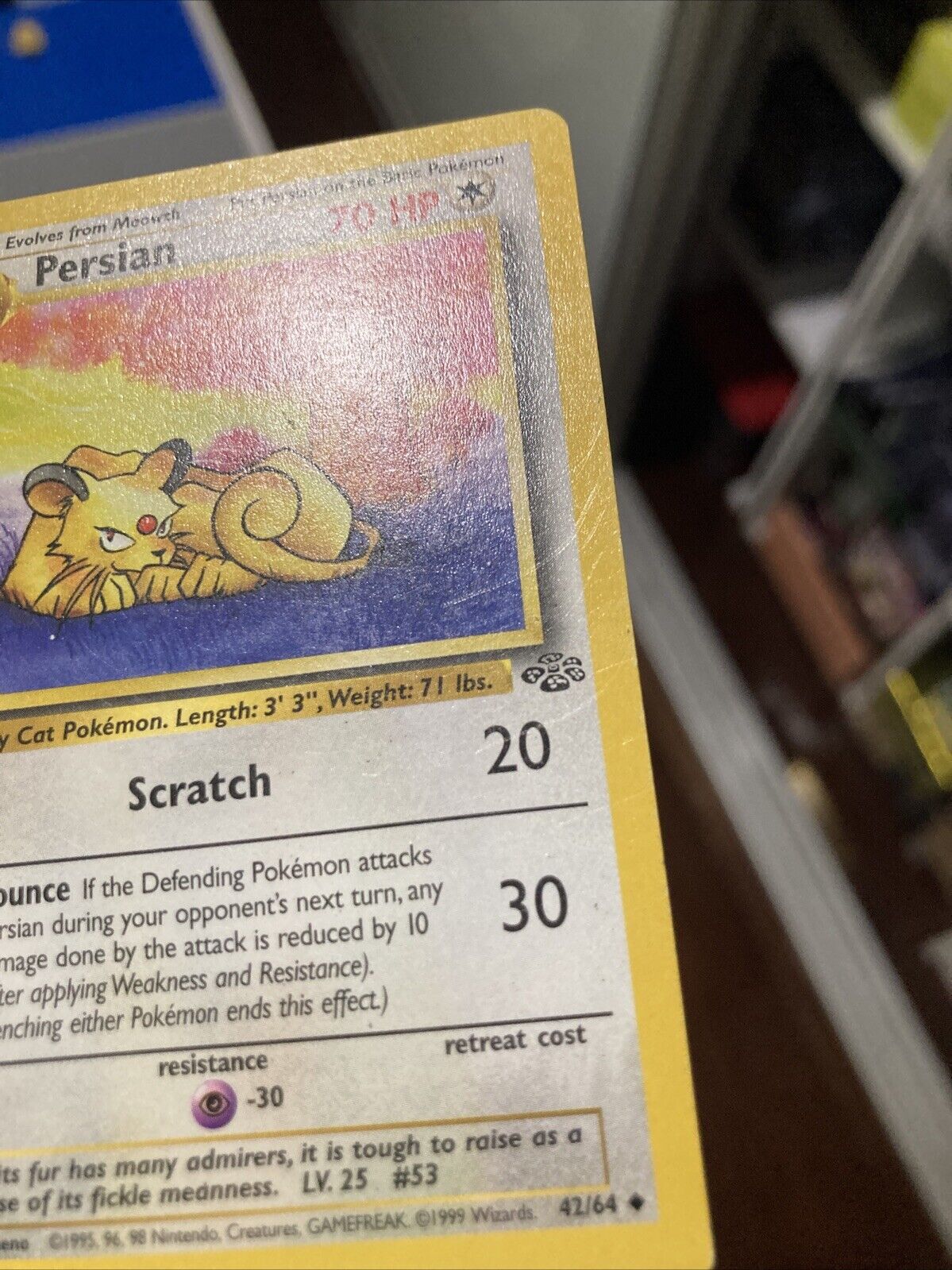 Pokemon Persian 42/64 Jungle MP