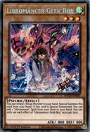 Yugioh Libromancer Geek Boy BACH-EN000 Secret Rare 1st Edition NM