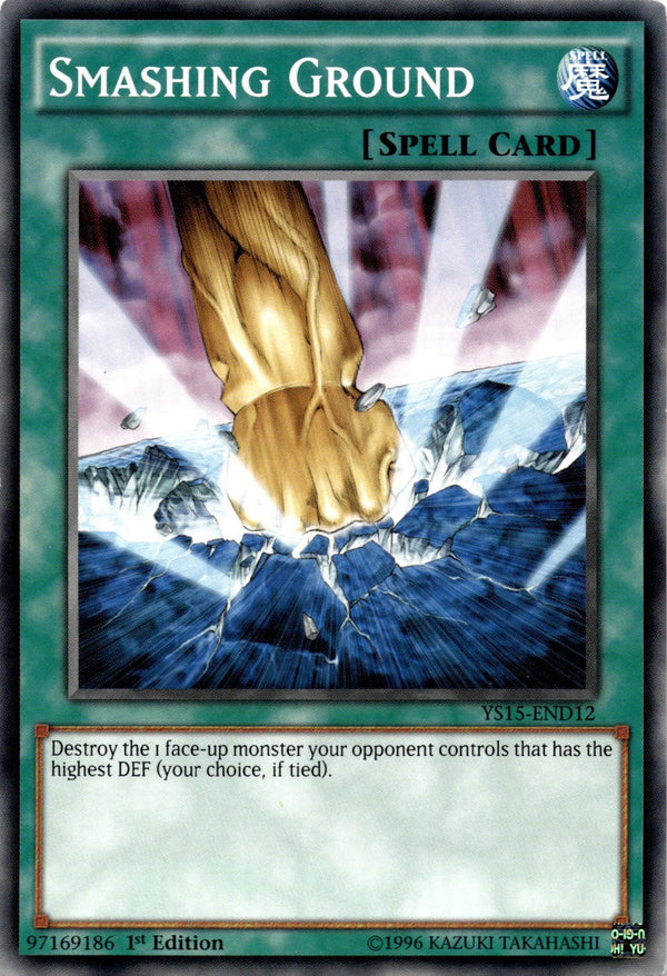 Yugioh Smashing Ground YS15-END12 Common 1st Edition LP