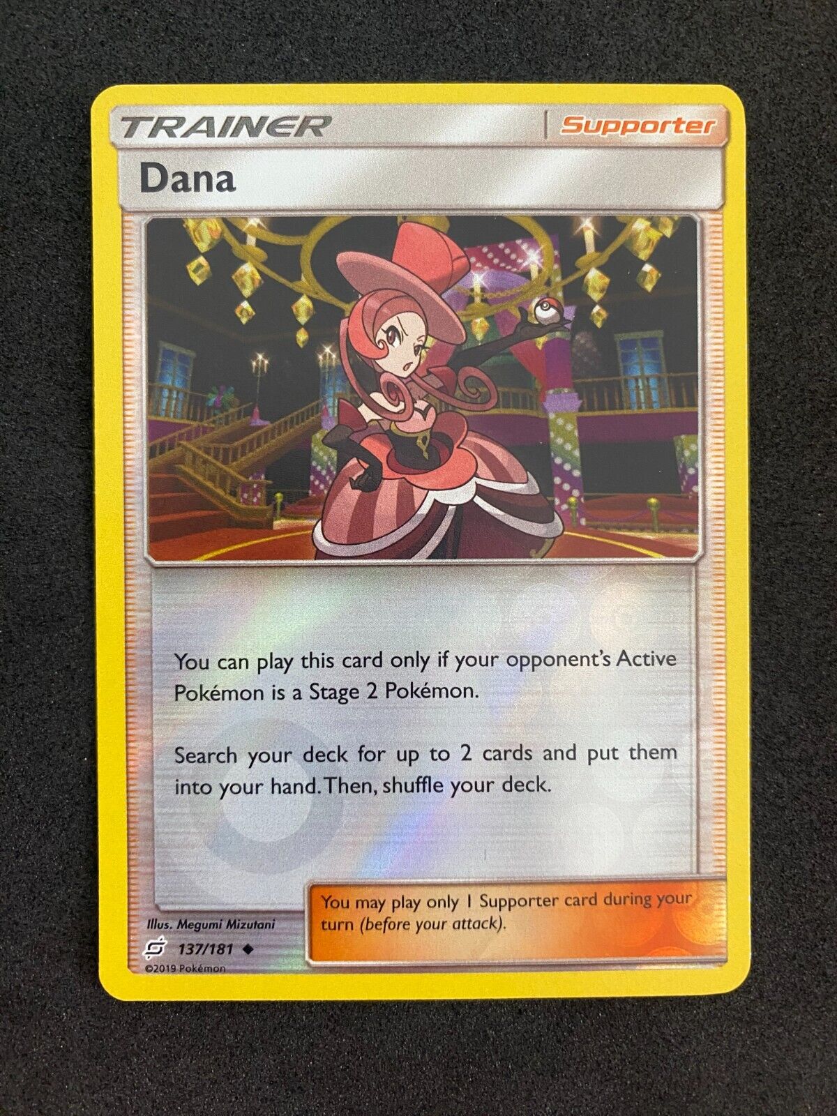 Pokemon Dana 137/181 Team Up Reverse Holo NM