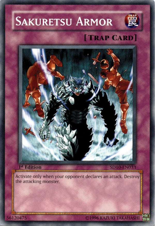 Yugioh Sakuretsu Armor SD10-EN033 Common 1st Edition NM