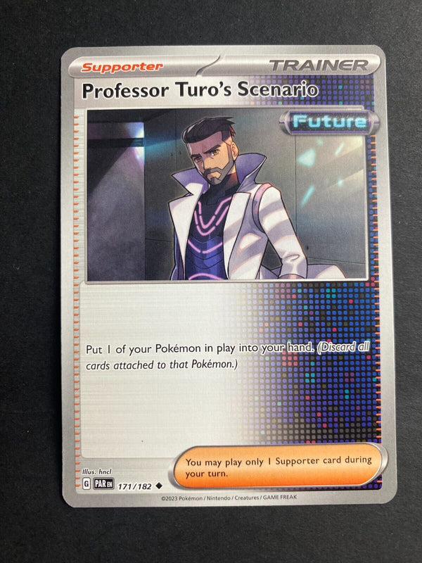 Pokemon Professor Turo's Scenario 171/182 Pradox Rift Non Holo NM