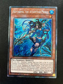 Yugioh Neptabyss, the Atlantean Prince RA03-EN013 Platinum Secret Rare 1st Ed NM