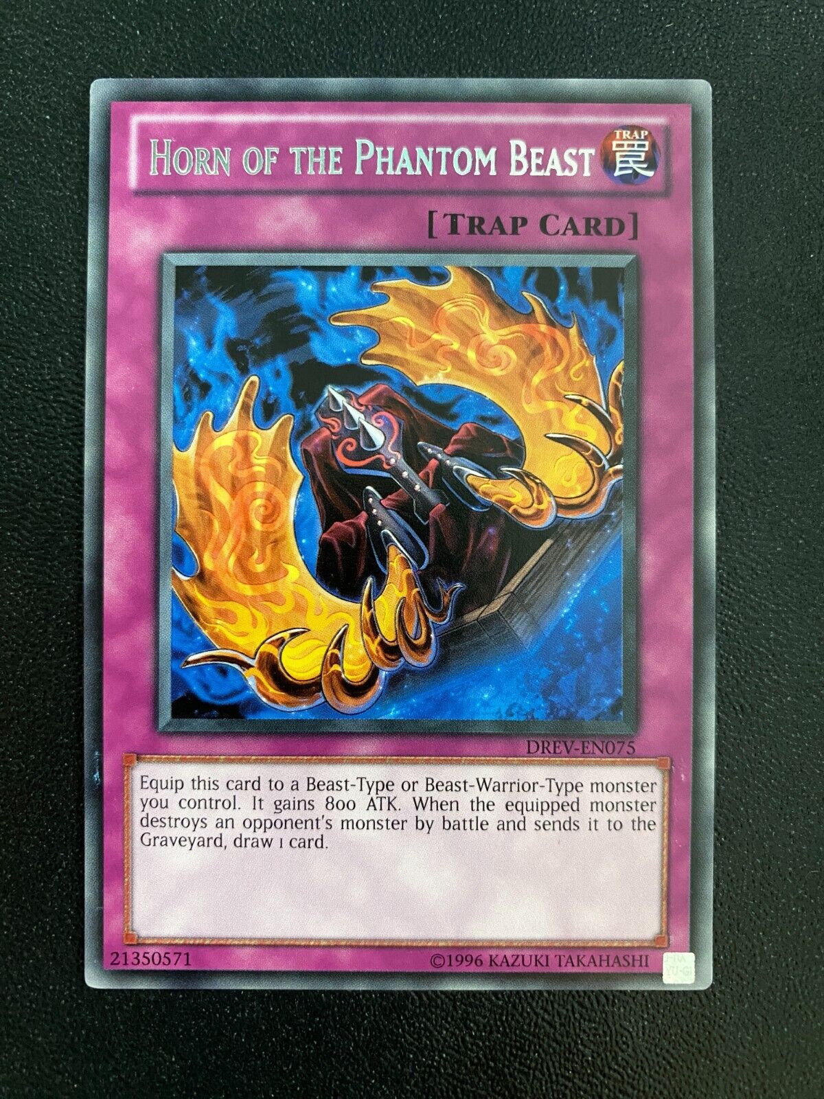 Yugioh Horn of the Phantom Beast DREV-EN075 Rare Unlimited Edition LP