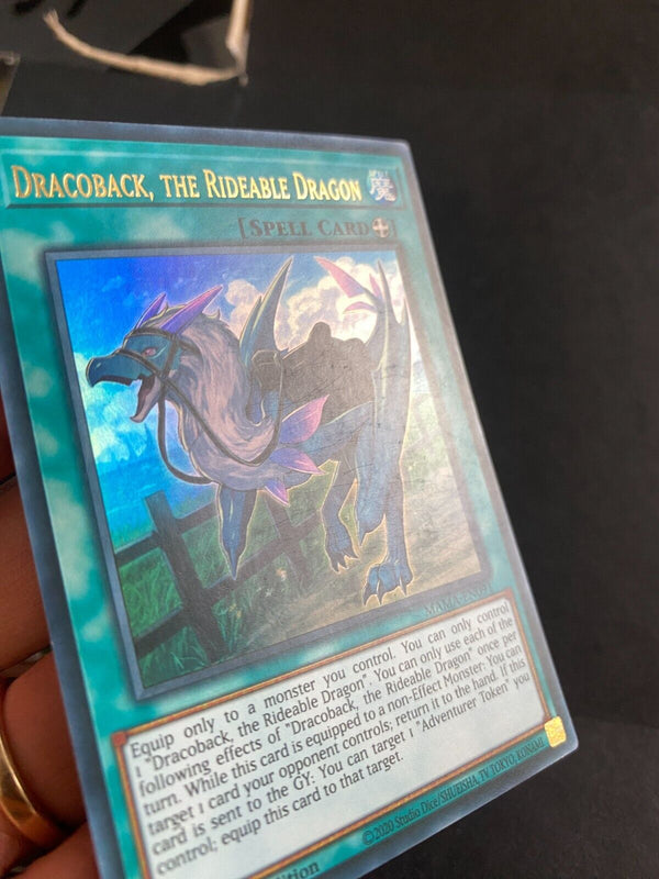 Yugioh Dracoback, the Rideable Dragon MAMA-EN091 Ultra Rare 1st Edition MP/LP