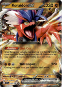 Pokemon Koraidon ex 125/198 Scarlet Violet Base Full Art Holo NM