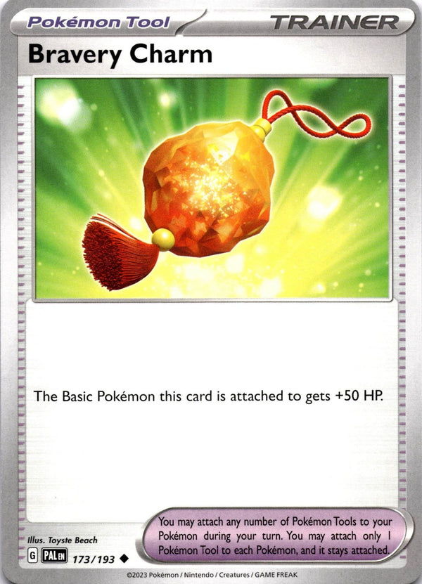 Pokemon Bravery Charm 173/193 Paldea Evolved Non Holo NM