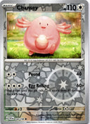 Pokemon Chansey 144/198 Scarlet Violet Base Reverse Holo LP/NM