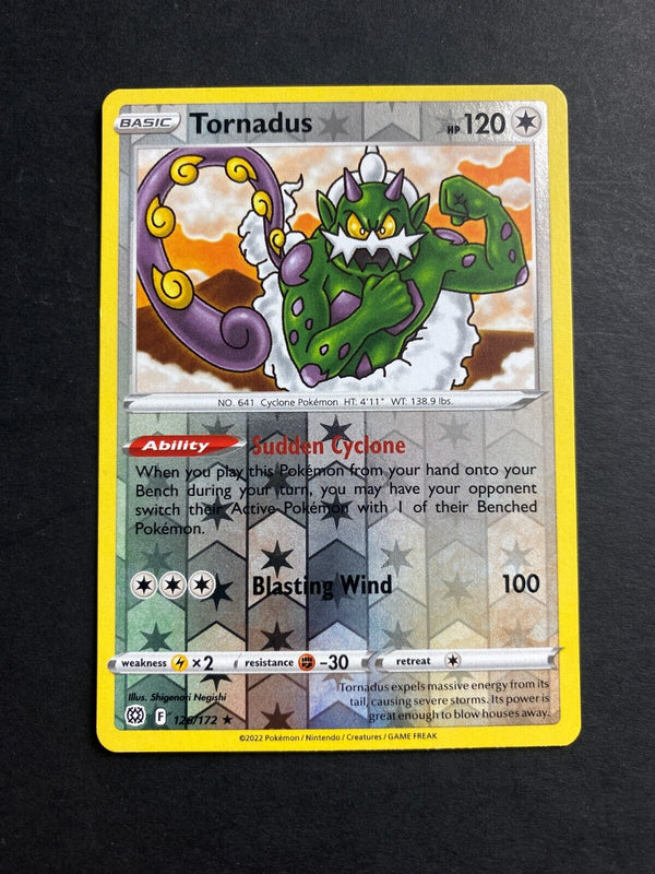 Pokemon Tornadus 126/172 Brilliant Stars Reverse Holo LP