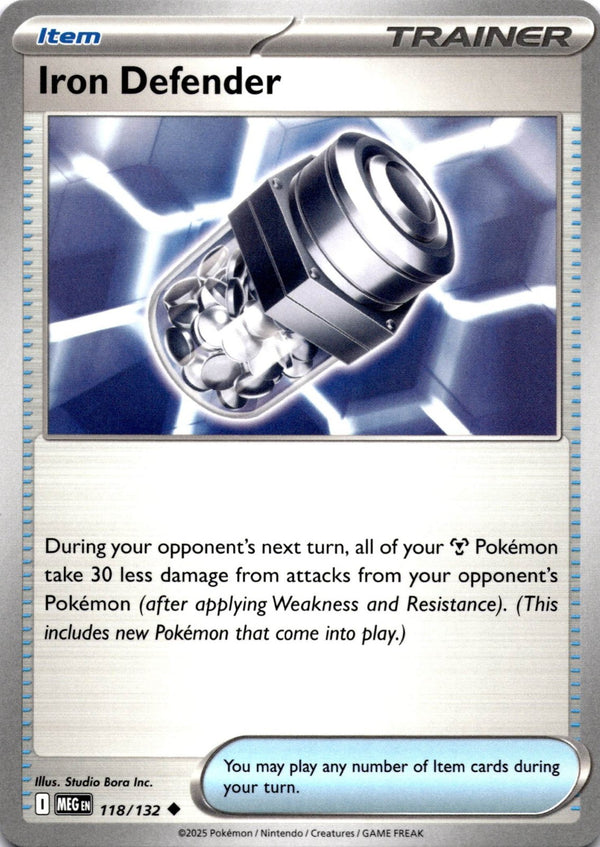 Pokemon Iron Defender 118/132 Mega Evolution Non Holo NM