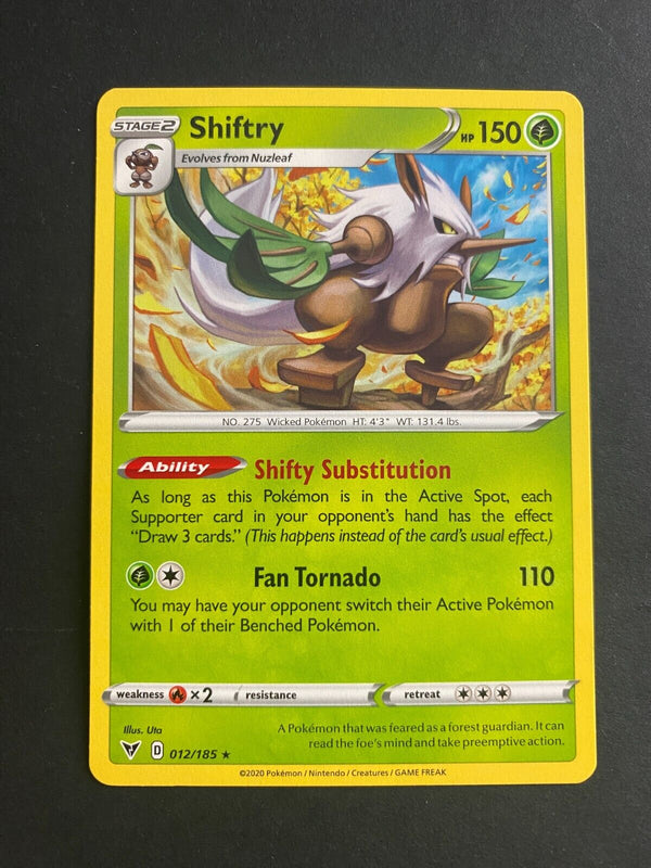 Pokemon Shiftry 012/185 Vivid Voltage Rare Non Holo NM