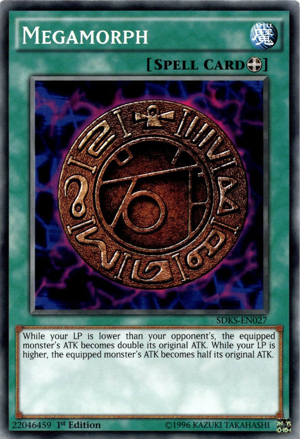 Yugioh Megamorph SDKS-EN027 Common 1st Edition LP