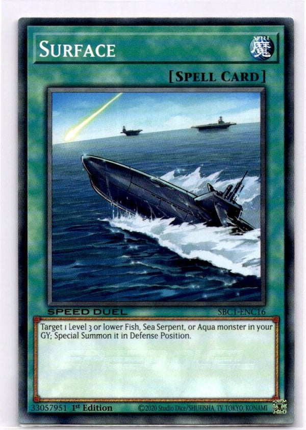 Yugioh Surface SBC1-ENC16 Common 1st Edition NM