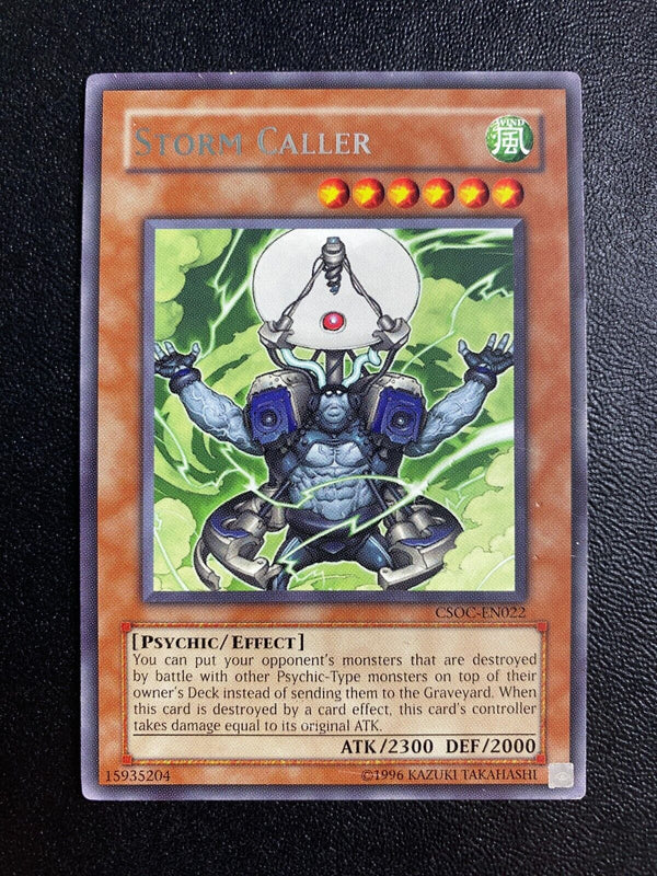 Yugioh Storm Caller CSOC-EN022 Rare Unlimited Edition HP