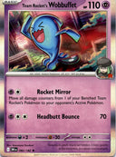 Pokemon Team Rocket's Wobbuffet 082/182 Destined Rivals Holo NM