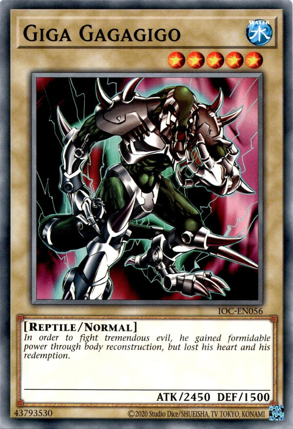 Yugioh Giga Gagagigo IOC-EN056 Common Unlimited Edition NM