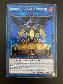 Yugioh Nephthys, the Sacred Preserver HISU-EN007 1st Edition Secret Rare NM