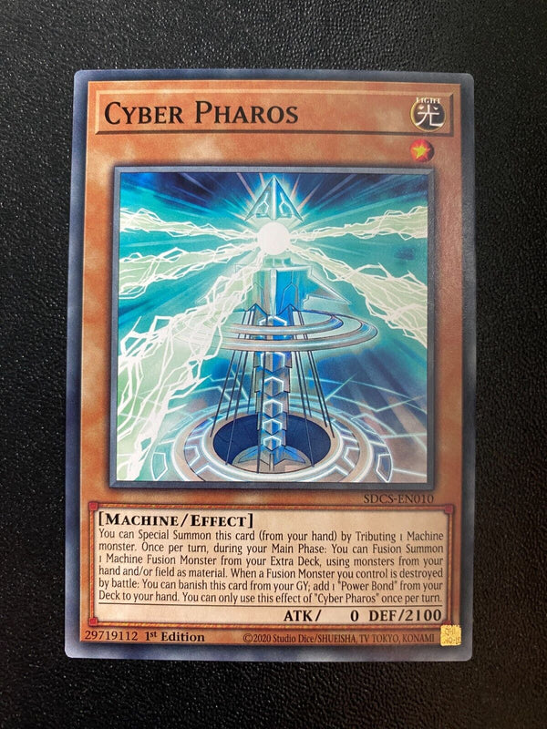 Yugioh Cyber Pharos SDCS-EN010 Common 1st Edition NM