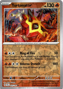 Pokemon Turtonator 025/142 Stellar Crown Reverse Holo NM