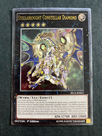 Yugioh Stellarknight Constellar Diamond SECE-EN051 Ultimate Rare 1st Edition LP