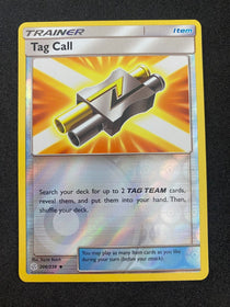 Pokemon Tag Call 206/236 Cosmic Eclipse Reverse Holo NM