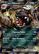 Pokemon Arven's Mabosstiff ex 139/182 Destined Rivals Full Art Holo NM