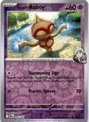 Pokemon Steven's Baltoy 083/182 Destined Rivals Reverse Holo NM