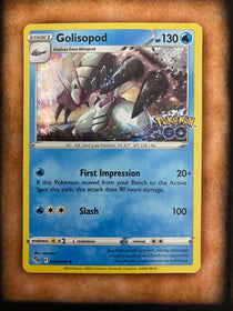 Pokemon Golisopod 026/078 Pokemon GO Holo NM/MINT