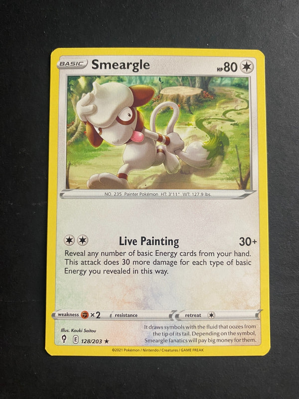 Pokemon Smeargle 128/203 Evolving Skies Rare Non Holo NM