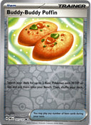 Pokemon Buddy-Buddy Poffin 101/131 Prismatic Evolutions Reverse Holo NM