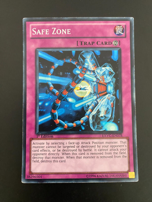 Yugioh Safe Zone EXVC-EN078 Super Rare 1st Edition HP/MP