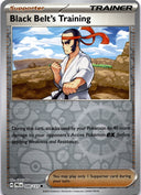 Pokemon Black Belt's Training 099/131 Prismatic Evolutions Reverse Holo NM