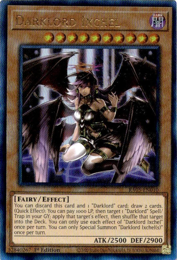 Yugioh Darklord Ixchel RA05-EN010 NA Print Ultimate Rare 1st Edition NM