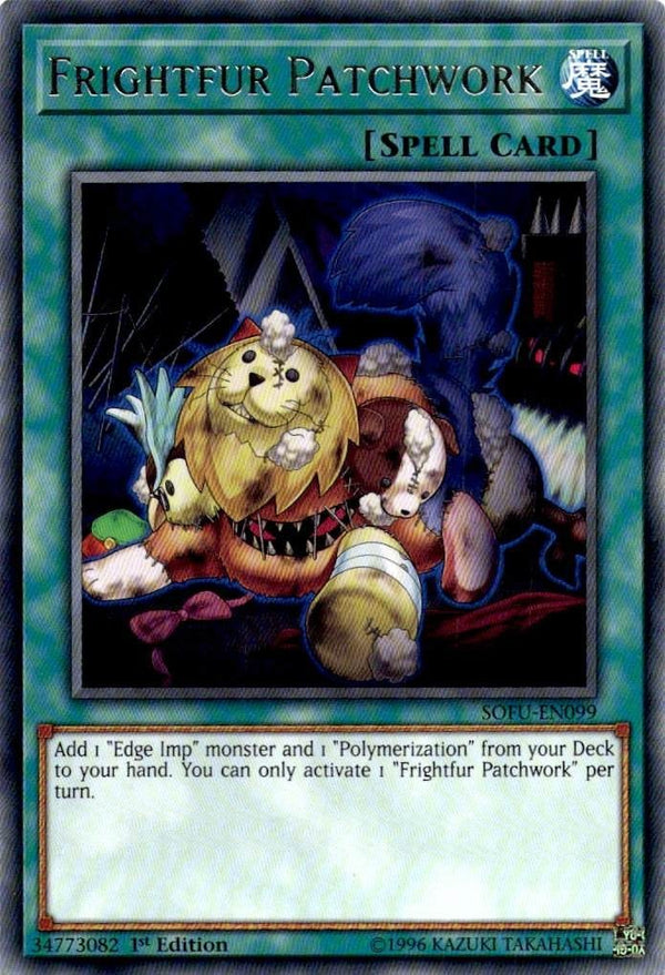 Yugioh Frightfur Patchwork SOFU-EN099 Rare 1st/unl Edition LP/NM