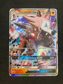 Pokemon Lycanroc GX SM14 Black Star Promos Full Art Holo NM