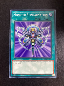 Yugioh Monster Reincarnation SDLI-EN028 Common Unlimited Edition NM