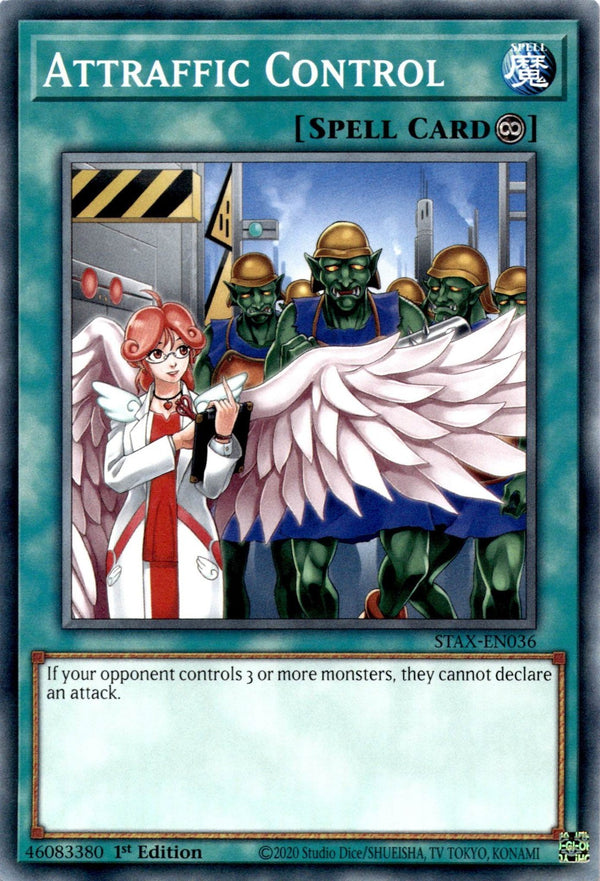 Yugioh Attraffic Control STAX-EN036 Common 1st Edition NM
