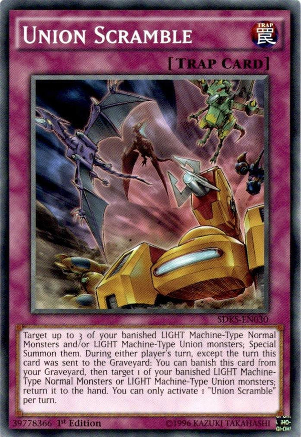 Yugioh Union Scramble SDKS-EN030 Common 1st Edition NM