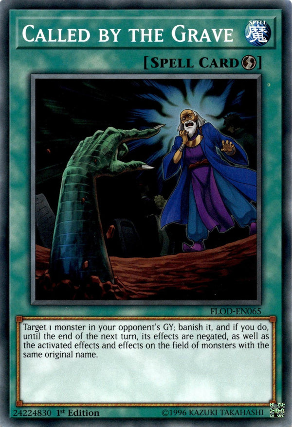 Yugioh Called by the Grave FLOD-EN065 Common 1st Edition VLP/NM