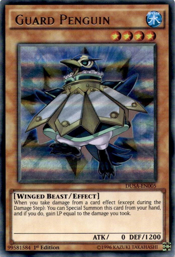 Yugioh Guard Penguin DUSA-EN005 Ultra Rare 1st Edition VLP/NM