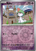 Pokemon Ralts 027/091 Paldean Fates Reverse Holo NM