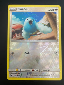 Pokemon Swablu 79/111 Crimson Invasion Reverse Holo NM-MINT