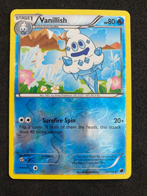 Pokemon Vanillish 28/116 Plasma Freeze Reverse Holo LP